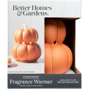 Stacked Pumpkins Ceramic Wax Warmer Fall Autumn Holiday Decor 7-inch Gift NEW